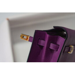 Replica Hermes Purple Kelly Danse Bag
