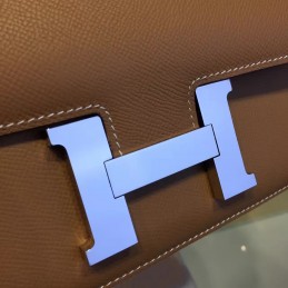Replica Hermes Taupe Brown Constance 24 Palladium Hardware Bag