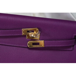 Replica Hermes Purple Kelly Danse Bag