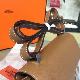 Replica Hermes Taupe Brown Constance 24 Palladium Hardware Bag