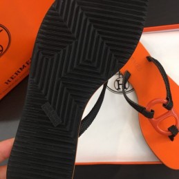 Replica Hermes Orange H Flip Flop Sandal