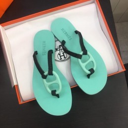 Replica Hermes Mint H Flip Flop Sandal