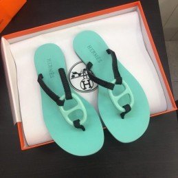 Replica Hermes Mint H Flip Flop Sandal