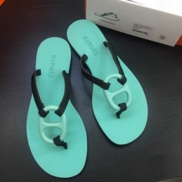 Replica Hermes Mint H Flip Flop Sandal