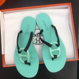 Replica Hermes Mint H Flip Flop Sandal