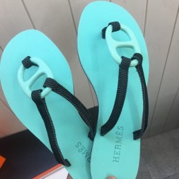 Replica Hermes Mint H Flip Flop Sandal