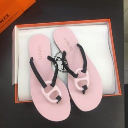 Replica Hermes Pink H Flip Flop Sandal