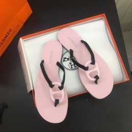 Replica Hermes Pink H Flip Flop Sandal