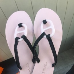Replica Hermes Pink H Flip Flop Sandal