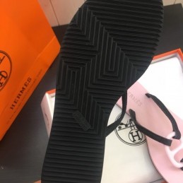 Replica Hermes Pink H Flip Flop Sandal