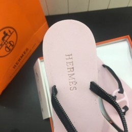 Replica Hermes Pink H Flip Flop Sandal