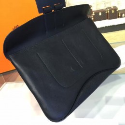 Replica Hermes Black Clutch Bag