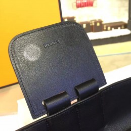 Replica Hermes Black Clutch Bag