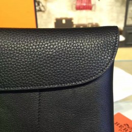 Replica Hermes Black Clutch Bag