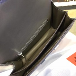 Replica Hermes Taupe Constance 24 Palladium Hardware Bag
