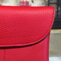 Replica Hermes Red Tan Clutch Bag