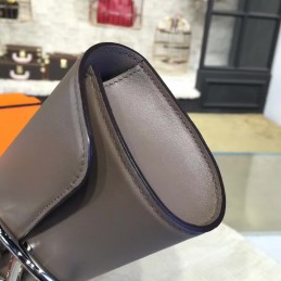 Replica Hermes Taupe Clutch Egee Bag