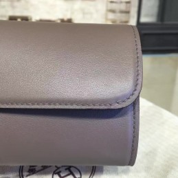 Replica Hermes Taupe Clutch Egee Bag