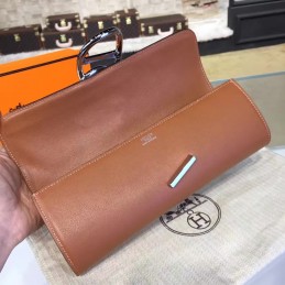 Replica Hermes Brown Clutch Egee Bag