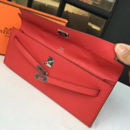 Replica Hermes Red Clutch Kelly Cut Bag