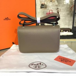 Replica Hermes Taupe Constance 24 Palladium Hardware Bag