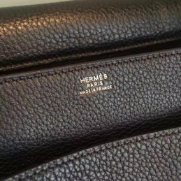 Replica Hermes Black Steve Caporal 28 Bag