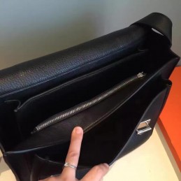 Replica Hermes Black Steve Caporal 28 Bag