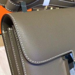 Replica Hermes Taupe Constance 24 Palladium Hardware Bag