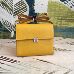 Replica Hermes Yellow WOC Bag
