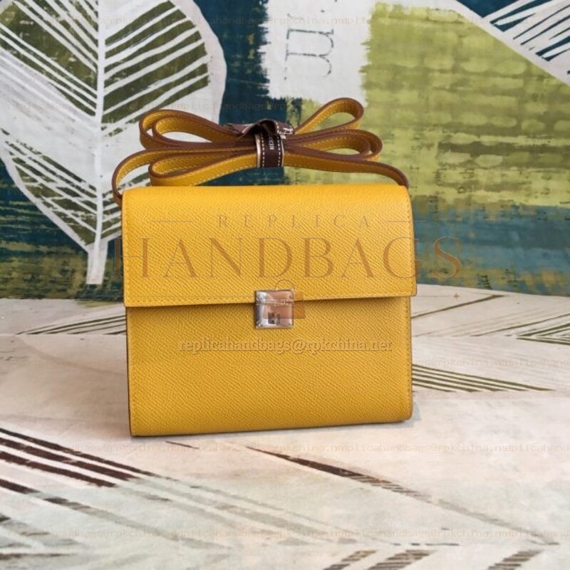 Replica Hermes Yellow WOC Bag