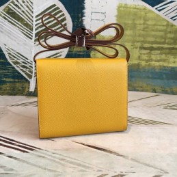 Replica Hermes Yellow WOC Bag
