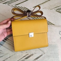 Replica Hermes Yellow WOC Bag