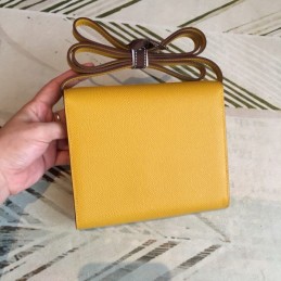 Replica Hermes Yellow WOC Bag