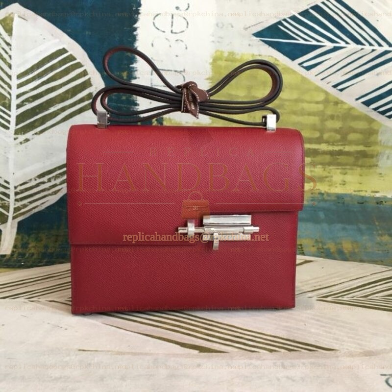 Replica Hermes Red Verrou 21 Bag