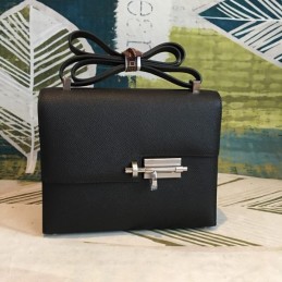 Replica Hermes Black Verrou 21 Bag