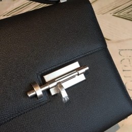 Replica Hermes Black Verrou 21 Bag