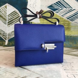 Replica Hermes Blue Verrou 21 Bag