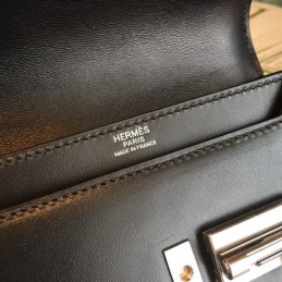 Replica Hermes Black Verrou Chaine Mini 17 Bag