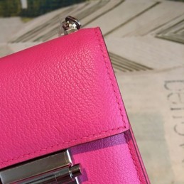 Replica Hermes Pink Verrou Chaine Mini 17 Bag