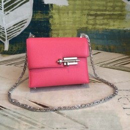 Replica Hermes Pink Verrou Chaine Mini 17 Bag