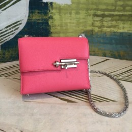 Replica Hermes Pink Verrou Chaine Mini 17 Bag