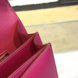 Replica Hermes Burgundy Constance 24 Palladium Hardware Bag