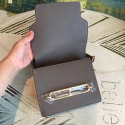 Replica Hermes Gray Roulis 18 Palladium Hardware Bag