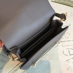 Replica Hermes Gray Roulis 18 Palladium Hardware Bag