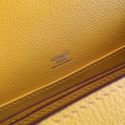 Replica Hermes Yellow Roulis 18 Palladium Hardware Bag