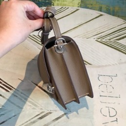Replica Hermes Gray Roulis 18 Gold Hardware Bag