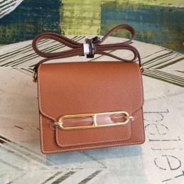 Replica Hermes Brown Roulis 18 Bag