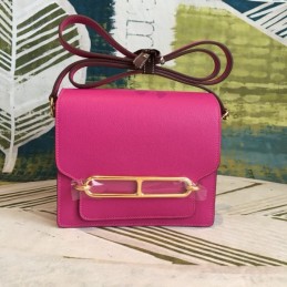 Replica Hermes Fuchsia Roulis 18 Bag