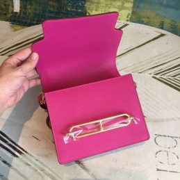 Replica Hermes Fuchsia Roulis 18 Bag