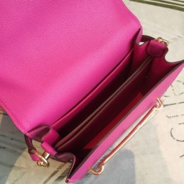 Replica Hermes Fuchsia Roulis 18 Bag